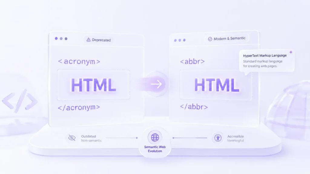 acronym – Acronyms (Deprecated, use abbr instead)
