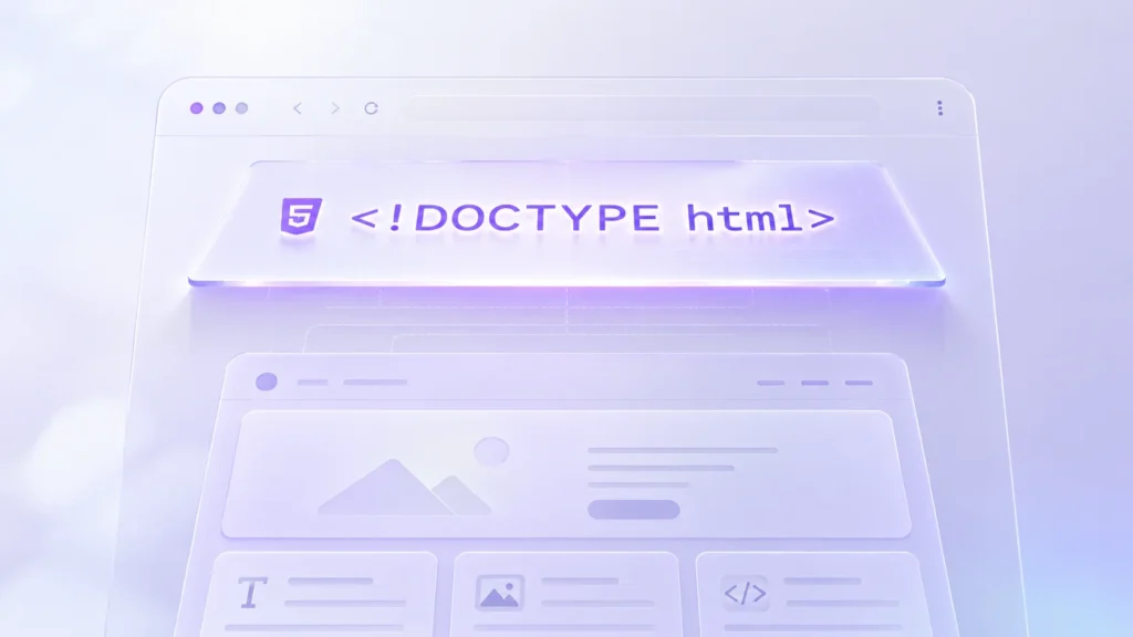 Document Type Declaration