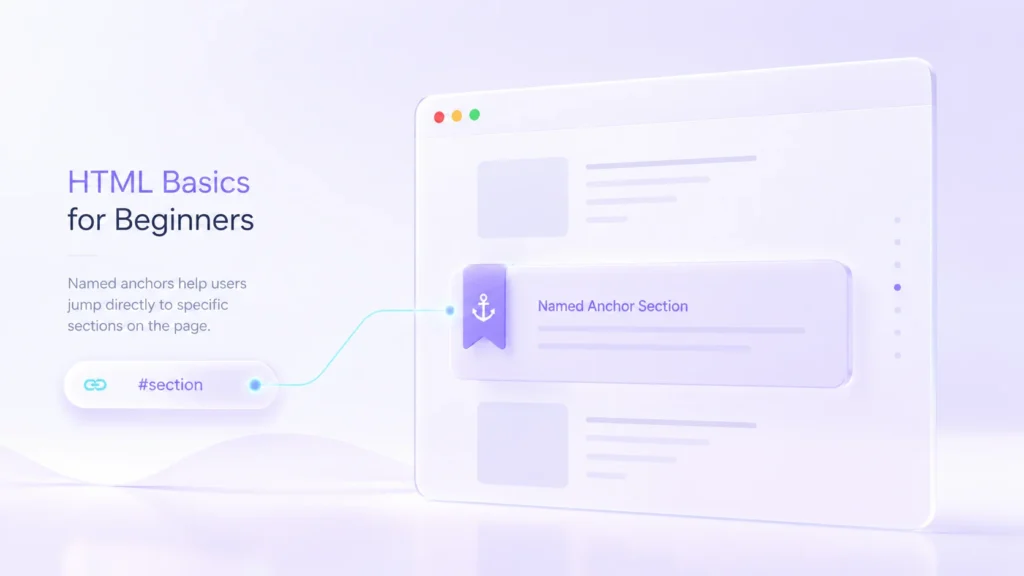 Named Anchor (a name – Create a Section Link) (2)
