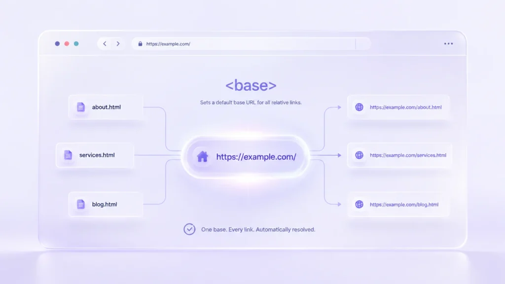 Setting the Base URL
